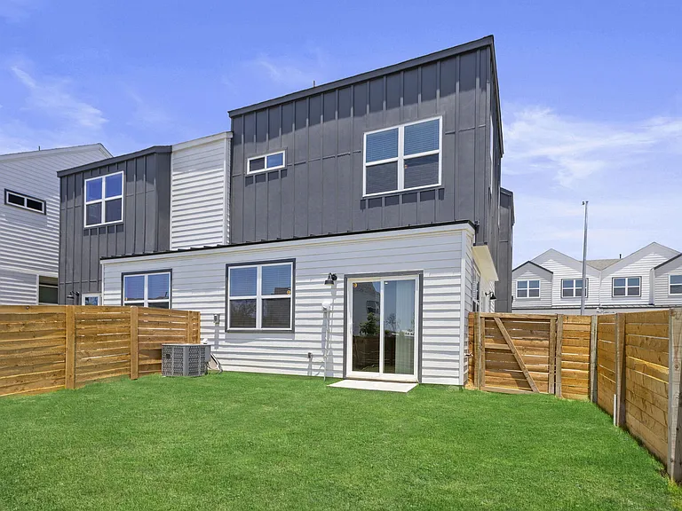 Modern townhome building