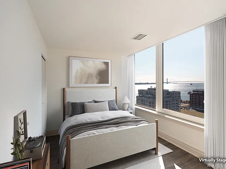 Studio apartment living area