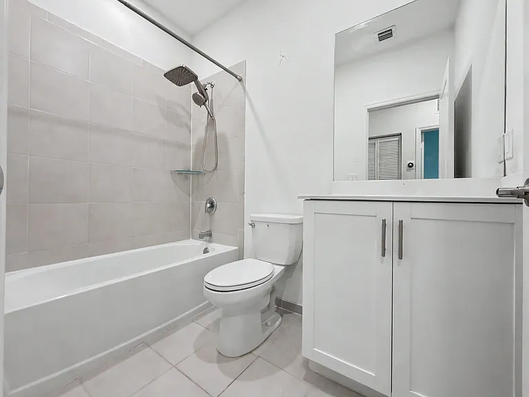 Tile flooring throughout